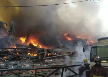 Incendio en Damasco