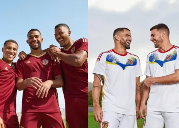 nuevas camisas de la Vinotinto