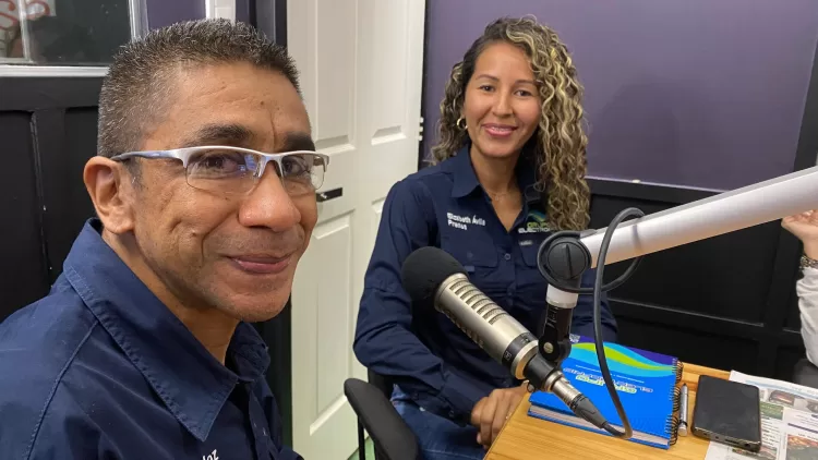 Elizabeth Ávila y Adolfo Veloz, Electrofrío