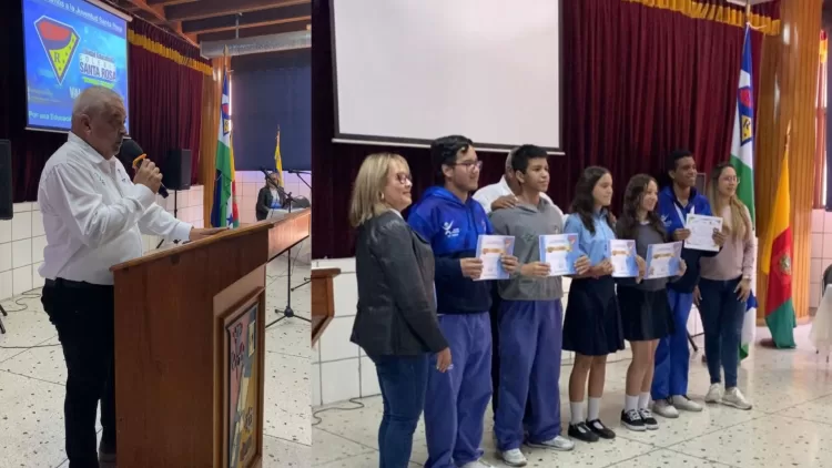 Colegio Santa Rosa realizó un emotivo acto en conmemoración del Día de la Juventud en Venezuela