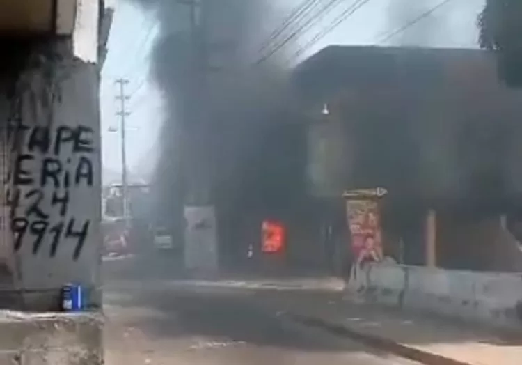 incendio de vehículo