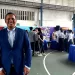 Saul Núñez, Director del Colegio Santa Rosa en la Expo Feria de Orientación Vocacional