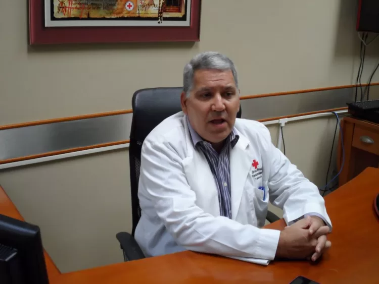Dr Homero González. Cruz Roja