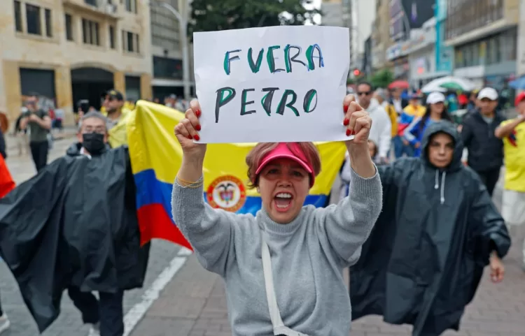 colombianos protestan