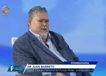 Juan Barreto, coordinador y vocero nacional del partido Redes en entrevista en Globovisión