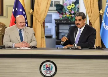El presidente de Venezuela, Nicolás Maduro, mantuvo un encuetro con el fiscal de la Corte Penal Internacional (CPI), Karim Khan/Prensa Presidencial