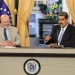 El presidente de Venezuela, Nicolás Maduro, mantuvo un encuetro con el fiscal de la Corte Penal Internacional (CPI), Karim Khan/Prensa Presidencial