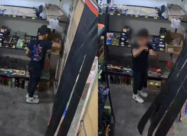 niño hurtó dinero