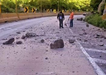 golpeada por una piedra