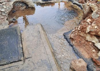 bote de agua en San Blas