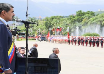 Maduro durante desfile