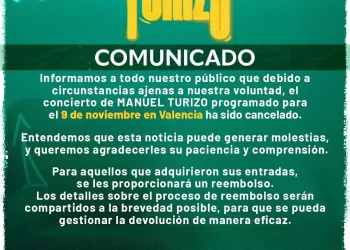 Cancelado concierto de Manuel Turizo