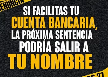 Cuidado con prestar su cuenta