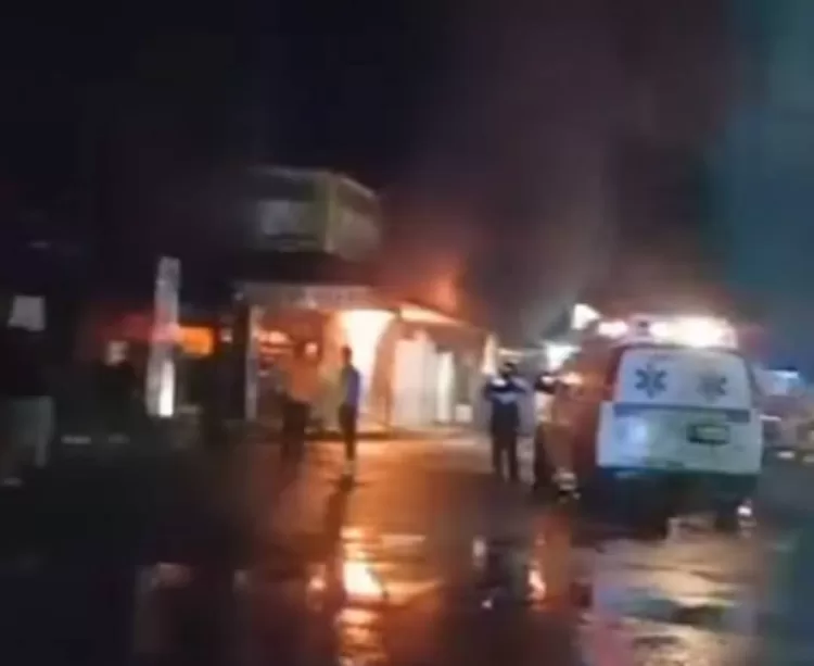 incendio en panadería