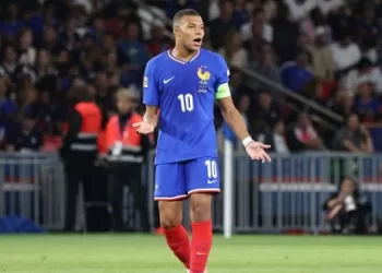 Kylian Mbappé con Francia