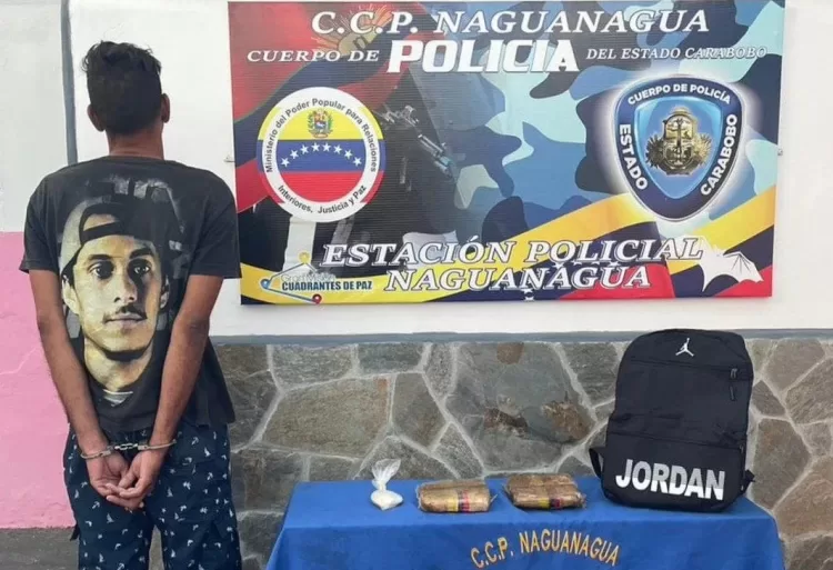 Policía de Carabobo capturó a presunto microtraficante de droga
