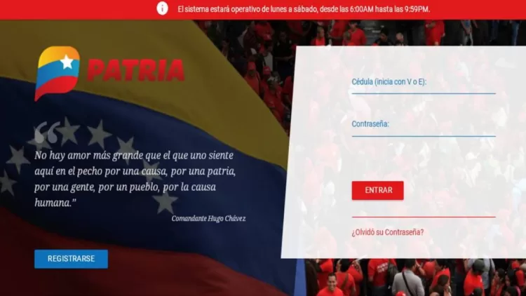 Sistema Patria inicia pago de bonos en diciembre