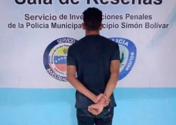 Sujeto detenido en Anzoátegui