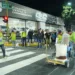 iluminación de la avenida