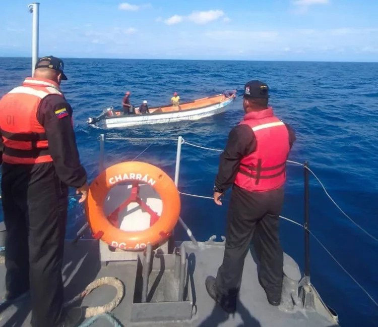 Tres pescadores fueron rescatados