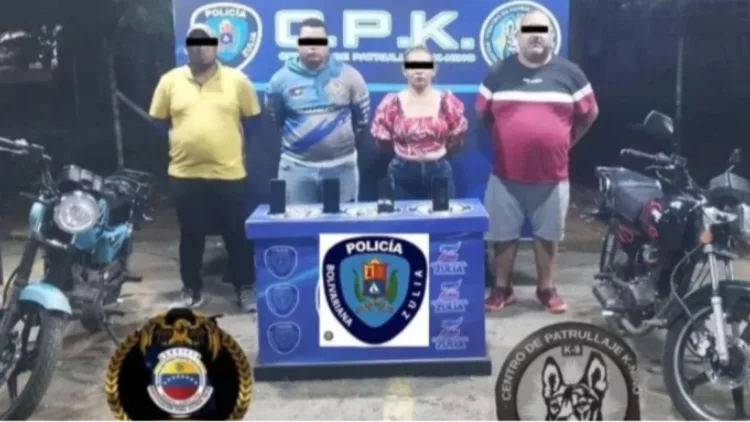 Banda que se dedicaba a trata de personas en Zulia