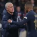Deschamps junto a Mbappé
