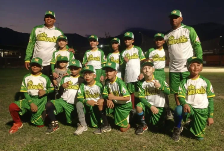 equipo de beisbol preinfantil