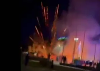 Incendio por activación de fuegos artificiales