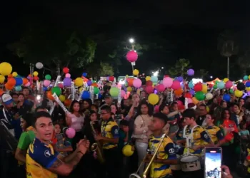 Tradicional lanzamiento de globo