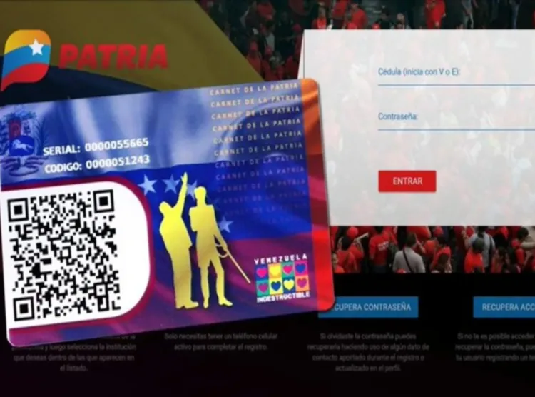 El Ejecutivo nacional, a través del Sistema Patria, inició en la noche del lunes la entrega de un bono de 7.500 bolívares