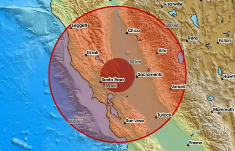 emergencia en California