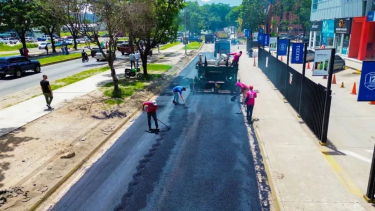 Vertidas 10 mil toneladas de asfalto en Naguanagua