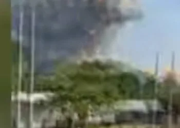 Explosión en almacén de armas