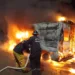 Una ambulancia del servicio 0800 Bigote sufrió un incendio este lunes 20 de enero mientras prestaba servicio.