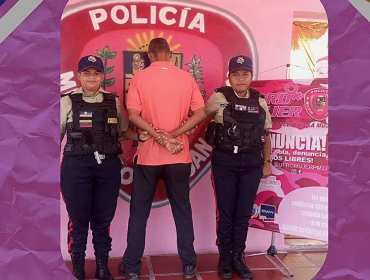 Un hombre de 47 años fue detenido este lunes 13 de enero en Morón, estado Carabobo, por haber agredido a una mujer.