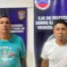 Funcionarios policiales capturaron a dos sujetos que presuntamente se dedicaban al desvalijamiento de automóviles en el municipio Carlos Arvelo de Carabobo.