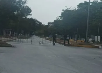 frente a la Brigada Blindada