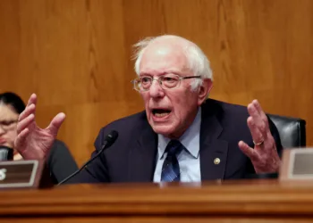 WASHINGTON, DC - NOVEMBER 14: Chairman U.S. Sen. Bernie Sanders (I-VT) presides over a Senate Health, Education, Labor and Pensions Committee hearing on unions on November 14, 2023 in Washington, DC. Union leader testified before the Committee at a hearing titled, "Standing Up Against Corporate Greed: How Unions are Improving the Lives of Working Families." (Photo by Kevin Dietsch/Getty Images)