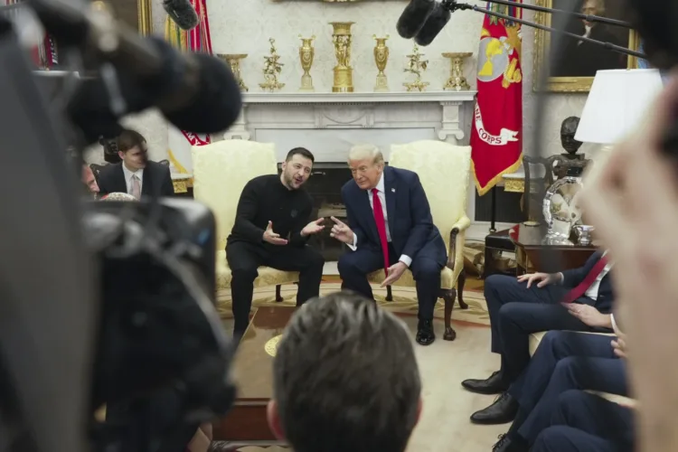 Trump y Zelenskyy suspendieron reunión. Foto APNews