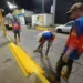 La alcaldía de Valencia inició un operativo de demarcación vial en las calles y avenidas del centro histórico de la entidad.