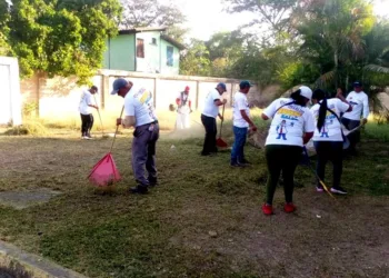 Cuadrillas de limpieza de la Fundación Carabobo Te Quiero llevaron a cabo labores de mantenimiento y de áreas verdes en el hospital Dr. Carlos Sanda del municipio Carlos Arvelo.