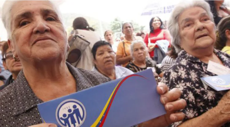 Los pensionados del Instituto Venezolano de los Seguros Sociales (IVSS) comenzaron a cobrar el Bono Contra la Guerra Económica, emitido por el Sistema Patria.