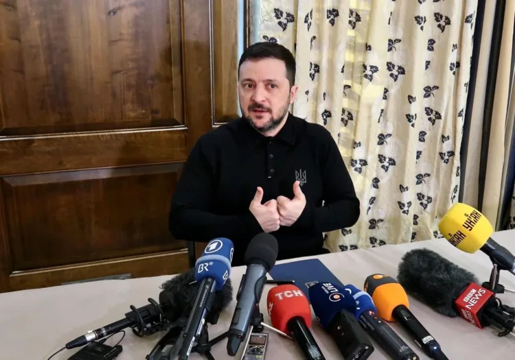 Vladimir Zelenski aseguró en una reunión con senadores estadounidenses que no tiene previsto reunirse con ningún ciudadano ruso, a menos que se trate de Vladímir Putin.