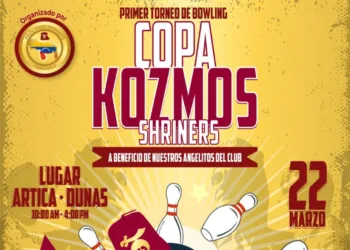La primera Copa Kozmos tendrá lugar este sábado 22 de marzo en las instalaciones de Dunas Ártica, en beneficio de la fundación Abou Saad Shriners Venezuela.