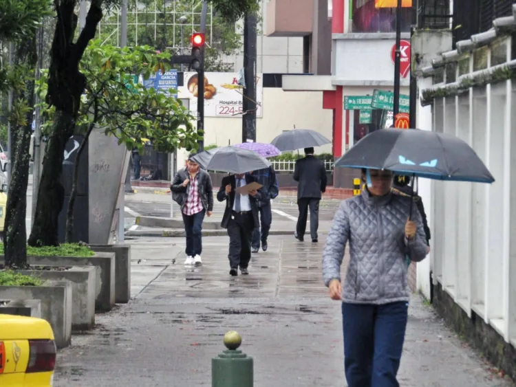 lluvia o chubascos