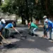 Los trabajos de mejora vial en el municipio Montalbán continúan gracias a las cuadrillas de la Gobernación de Carabobo.