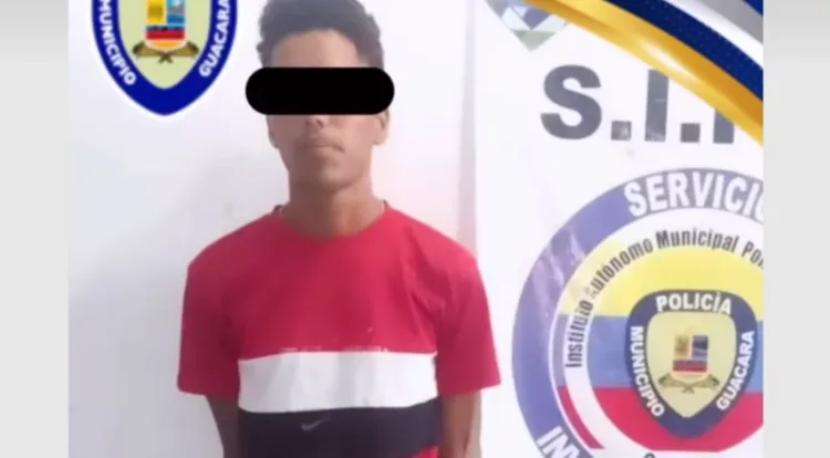 Un sujeto fue detenido por haber agredido a un funcionario de la Policía Municipal de Guacara. El hecho ocurrió en la avenida Aragüita.