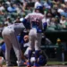 José Sirí, de los Mets de Nueva York, sufrió una lesión este lunes mientras su equipo se enfrentaba a los Atléticos de Oakland.