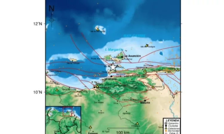 Un sismo de magnitud 3.9 sacudió al estado Nueva Esparta este martes 29 de abril.