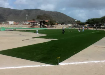 La alcaldía del municipio Puerto Cabello avanza en la rehabilitación del Complejo Deportivo Los Criollitos, que se encuentra ubicado en el sector Santa Cruz.